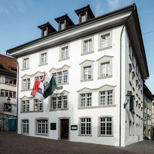 Fassadenrenovation Restaurant Paradies Baden durch Meier Schmocker AG